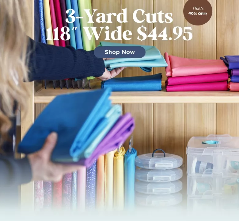118 3 yard cut sale