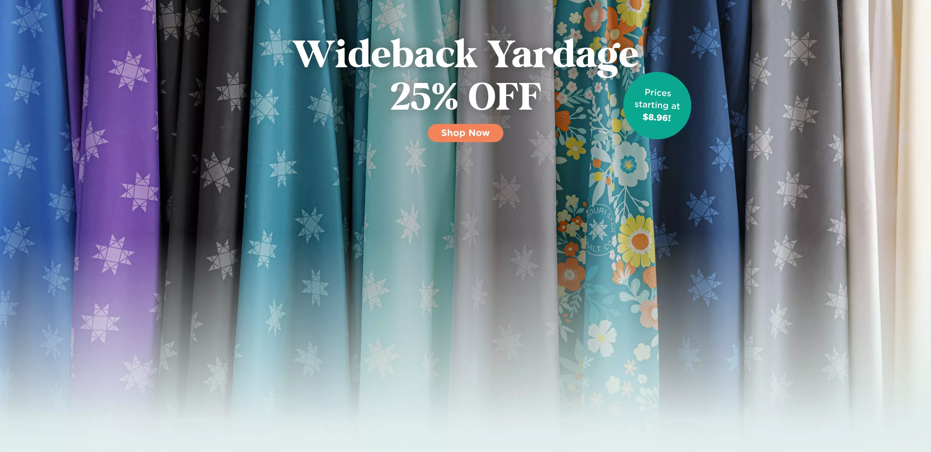 Wideback Yardage Sale
