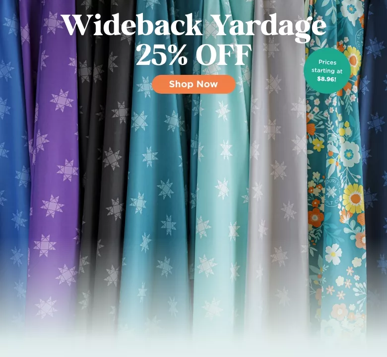 Wideback Yardage Sale