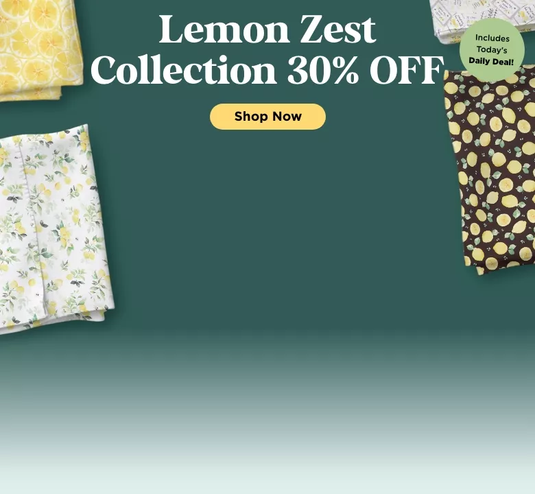 Lemon Zest Fabric Collection Sale