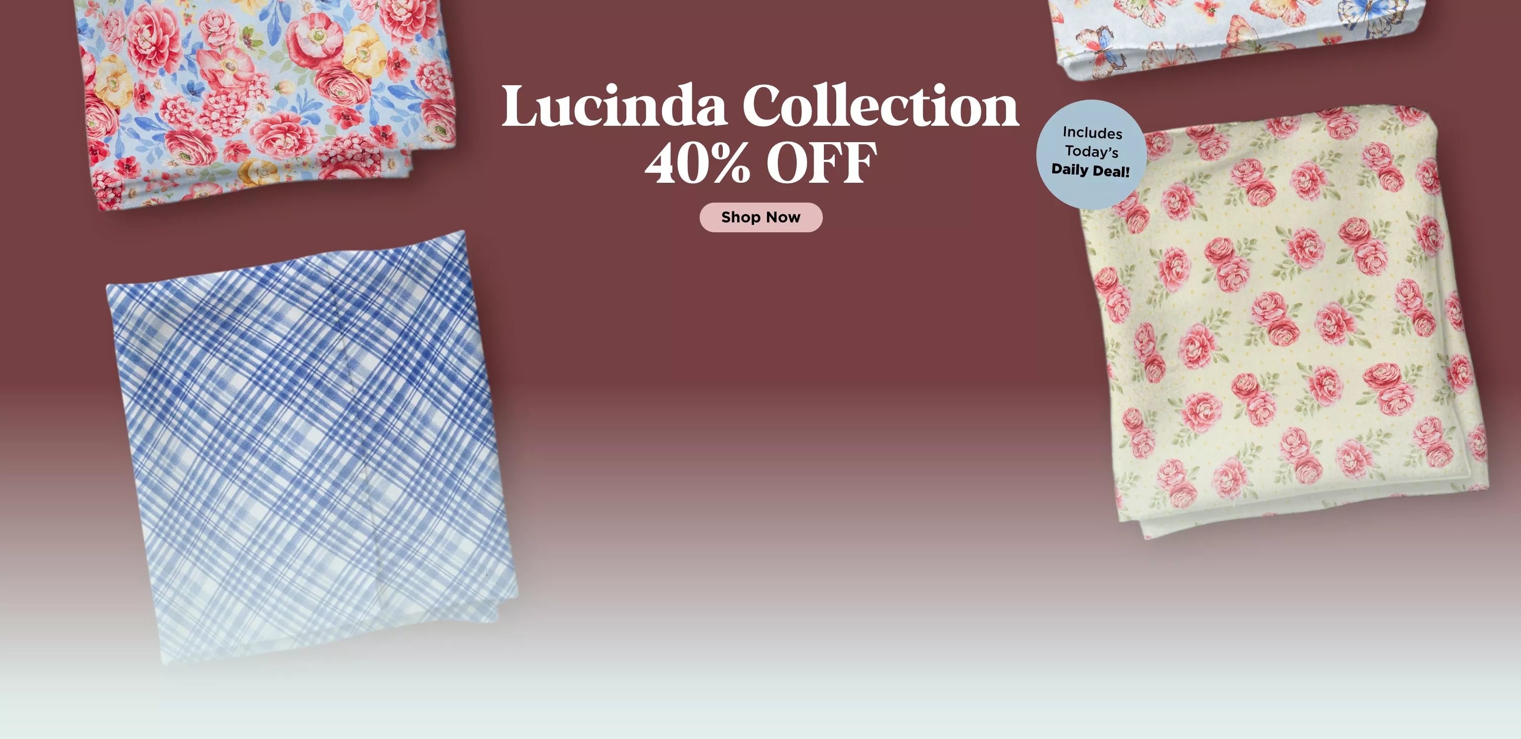 Lucinda Fabric Sale