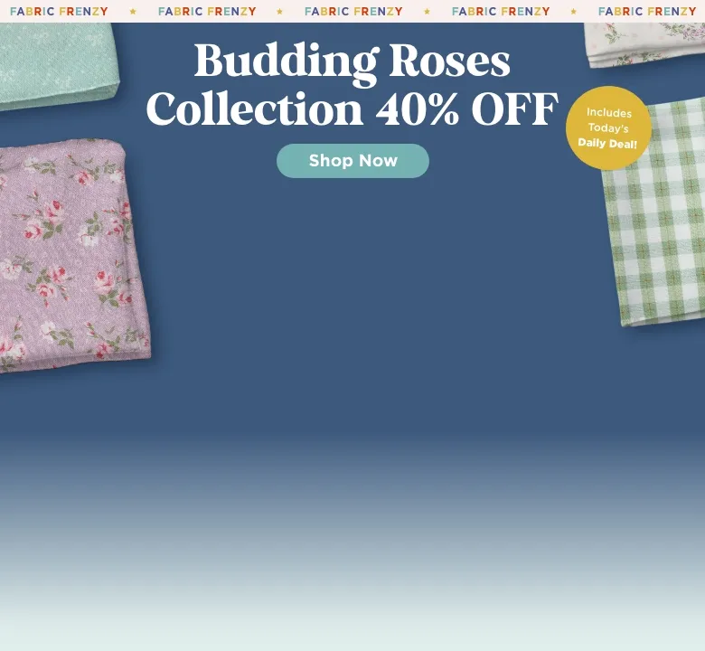Budding Roses Fabric Collection