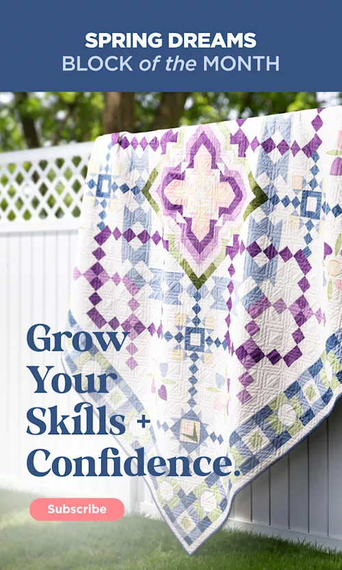 Spring Dreams Block of the Month