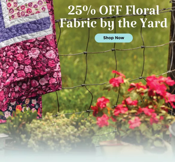 Floral Fabric by the Yard Sale