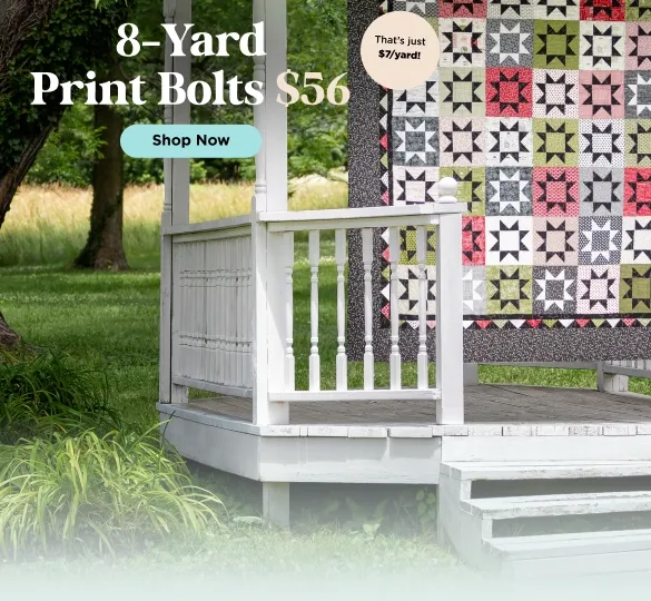 8 Yard Print Bolts $7 Per Yard