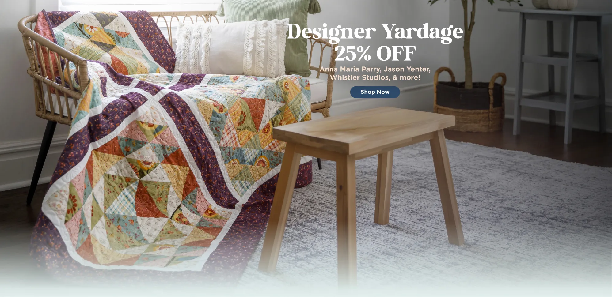 Designer Fabric by the Yard 25% Off