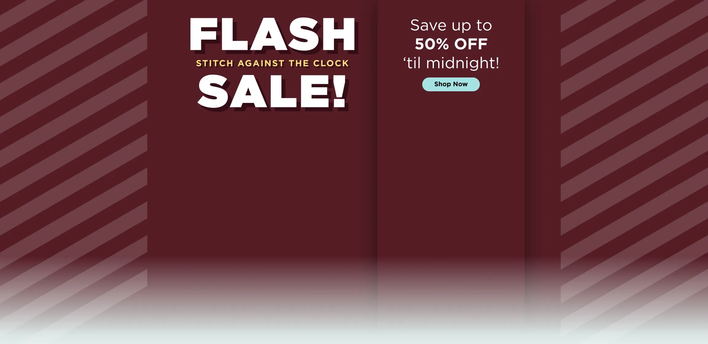 Stitch Against the Clock Flash Sale