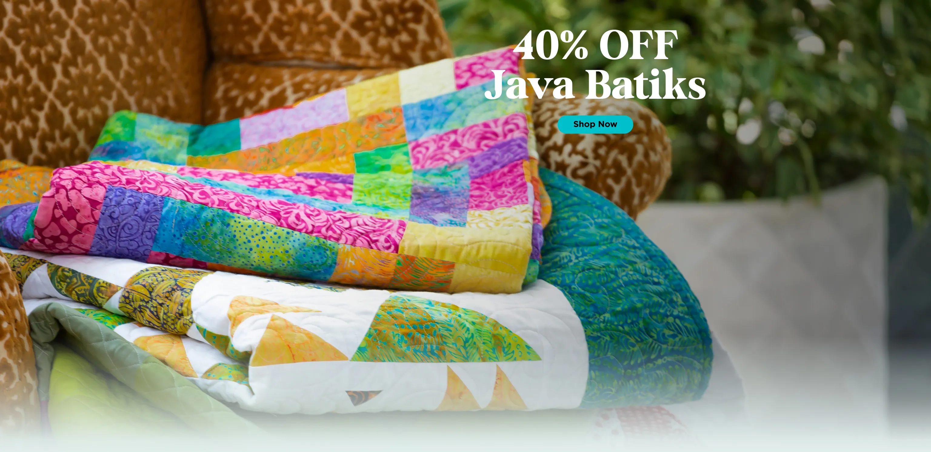 Java Batiks 2 Yard Cuts 40% Off