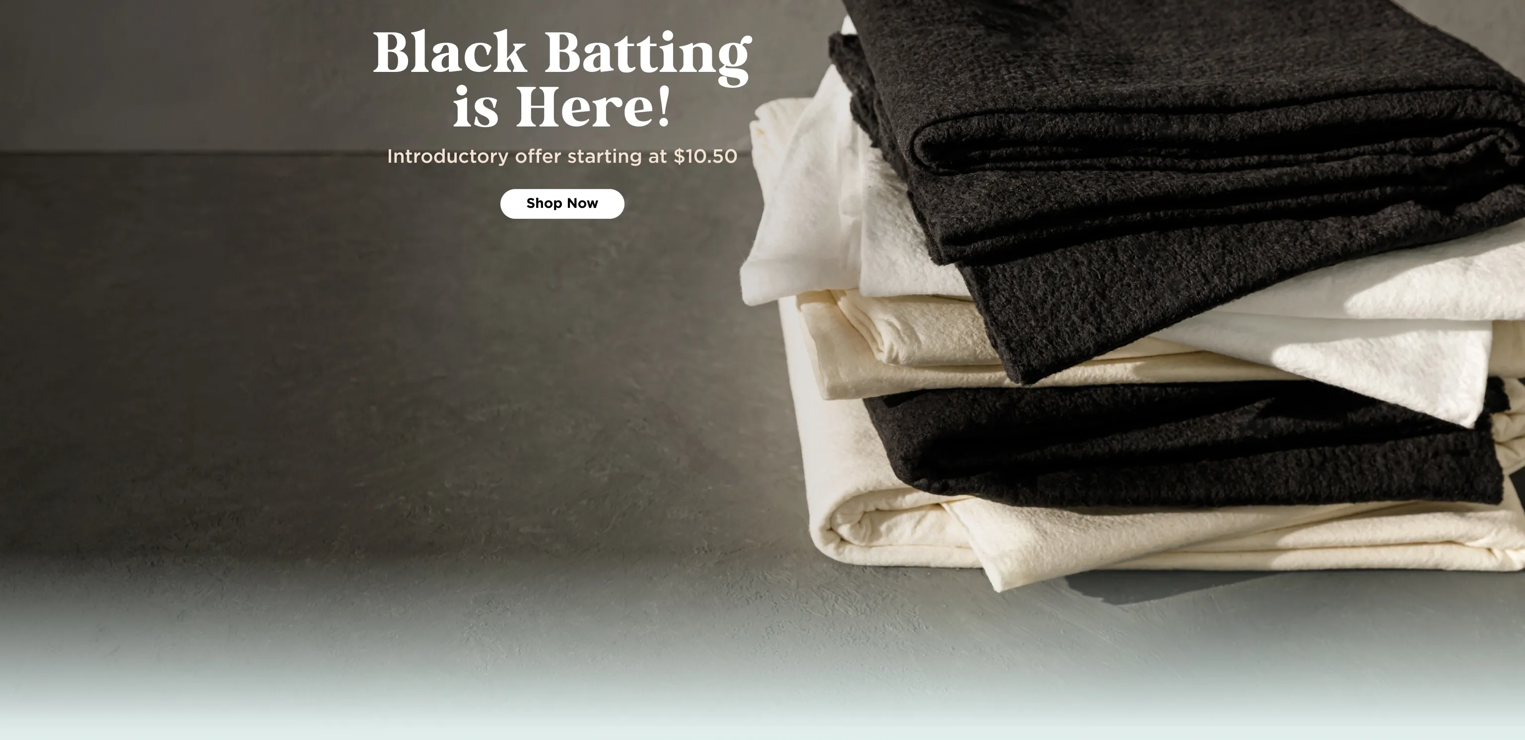 New Black Batting Starting at $10.50