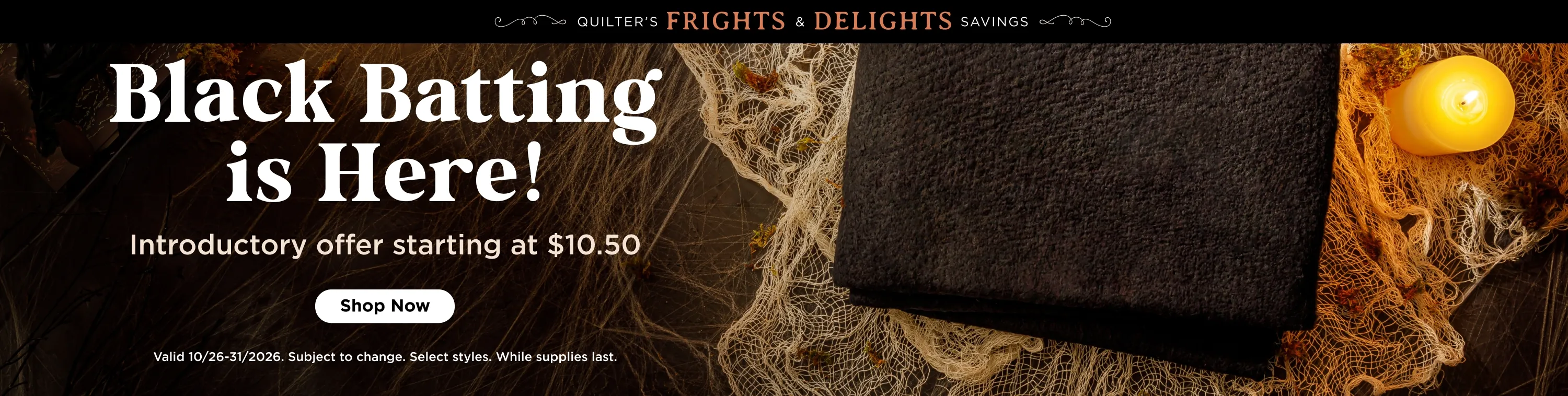 New Black Batting Starting at $10.50