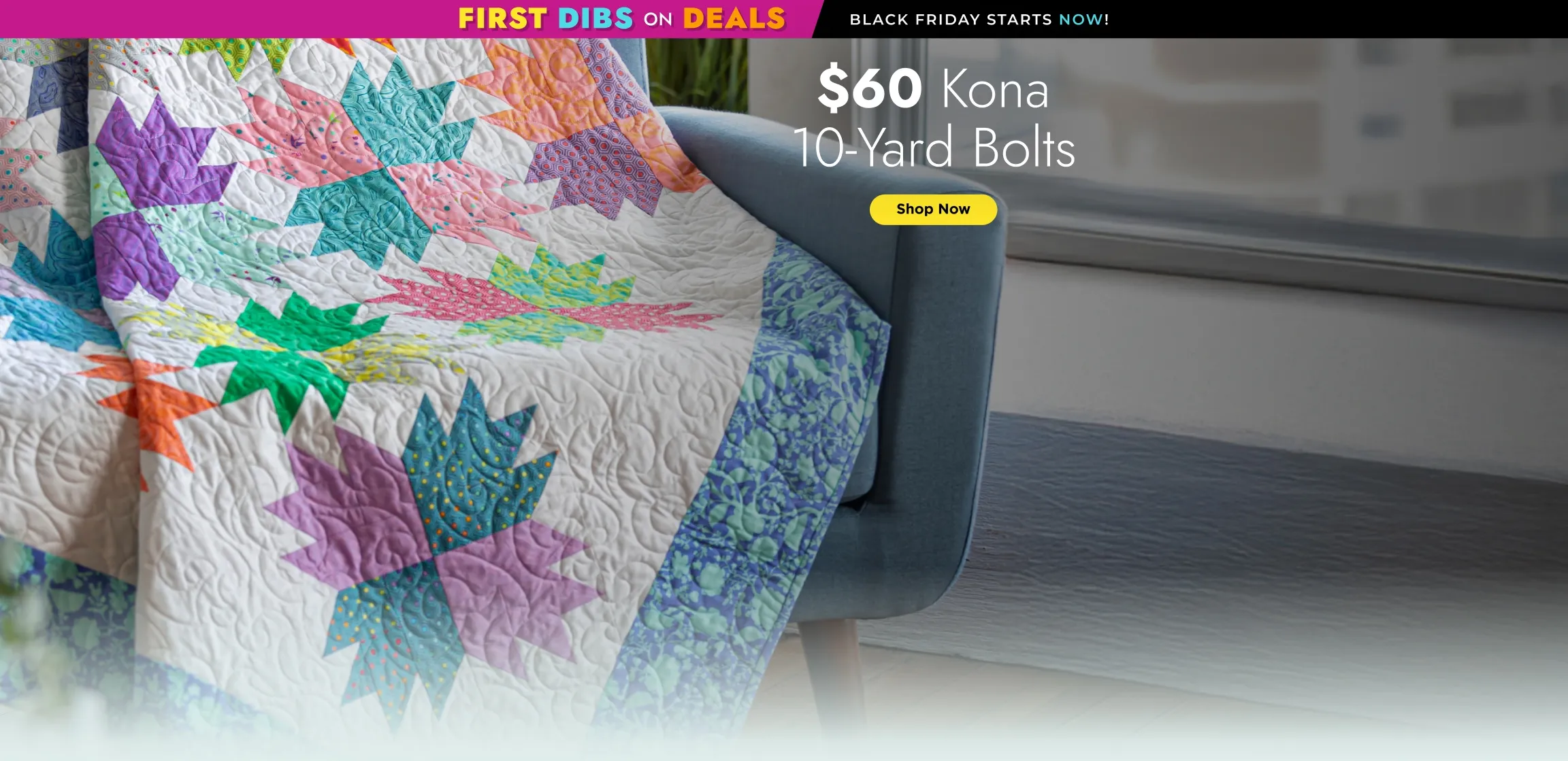 Kona Cotton Solids 10 Yard Bolts $60