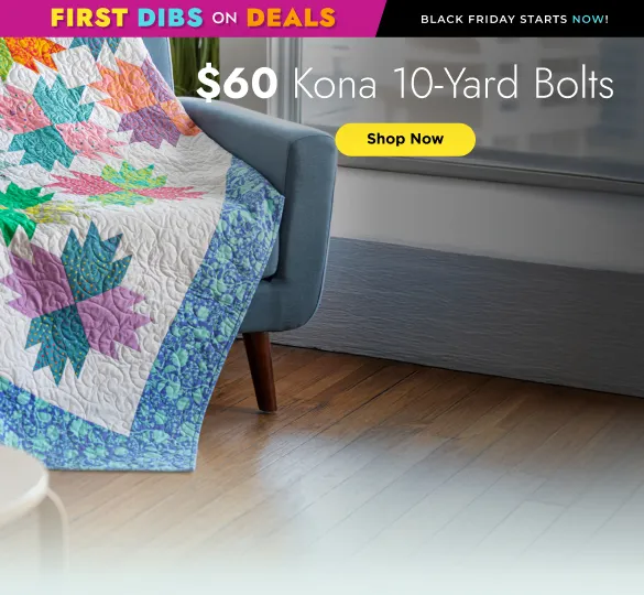 Kona Cotton Solids 10 Yard Bolts $60