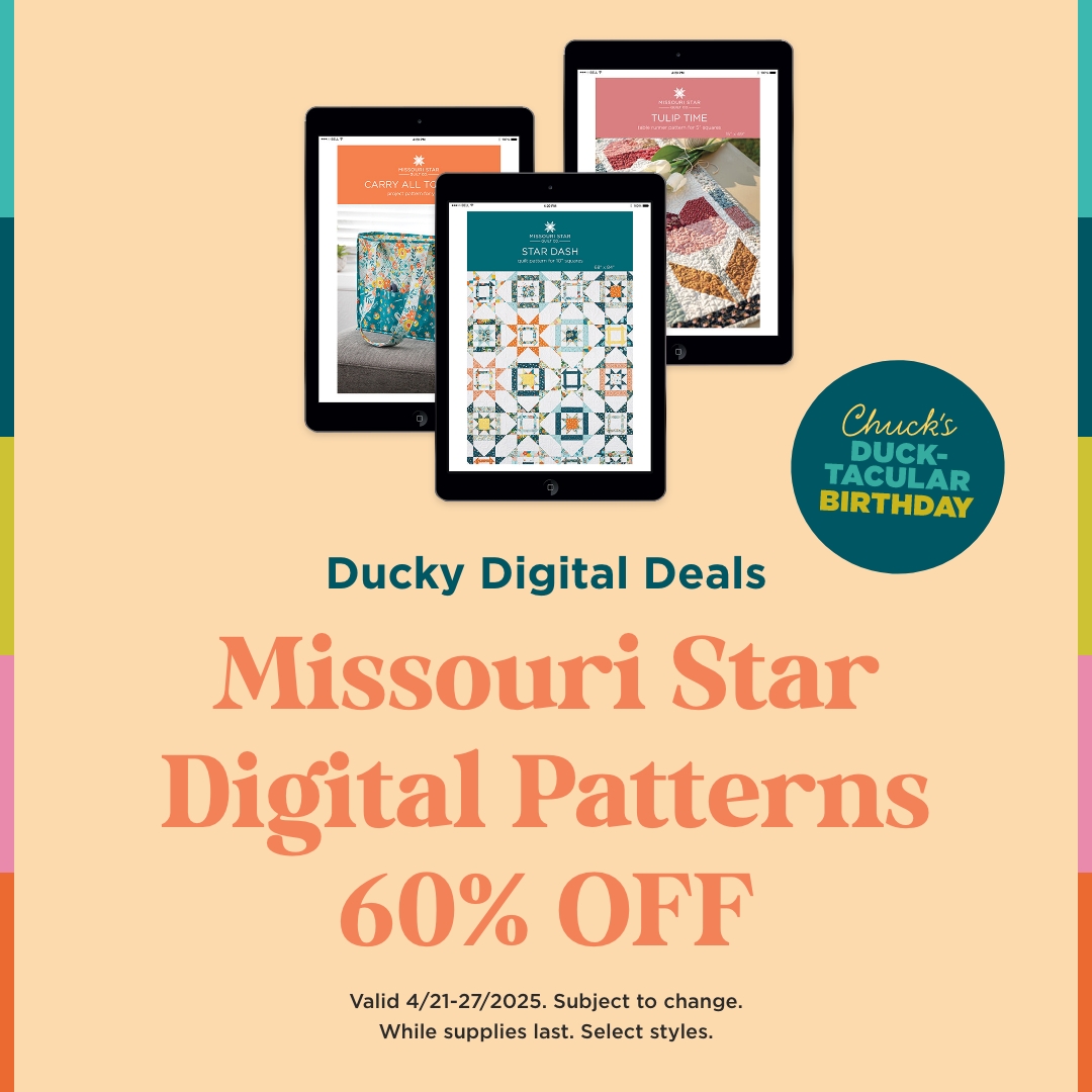 Missouri Star Digital Patterns 60% Off