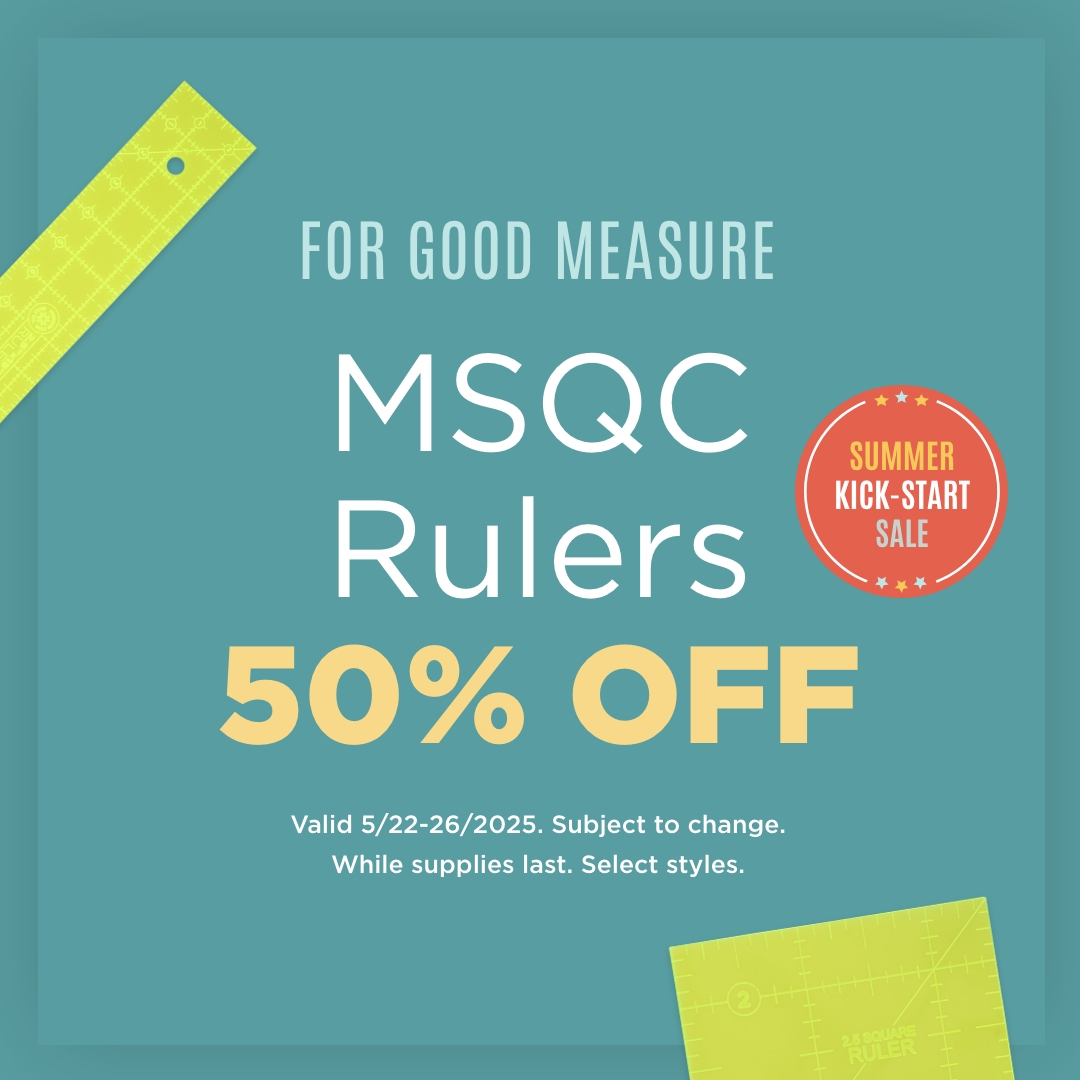 MSQC Rulers 50% Off