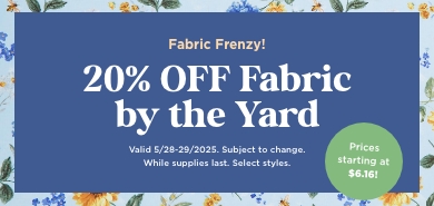 Fabric Yardage Sale