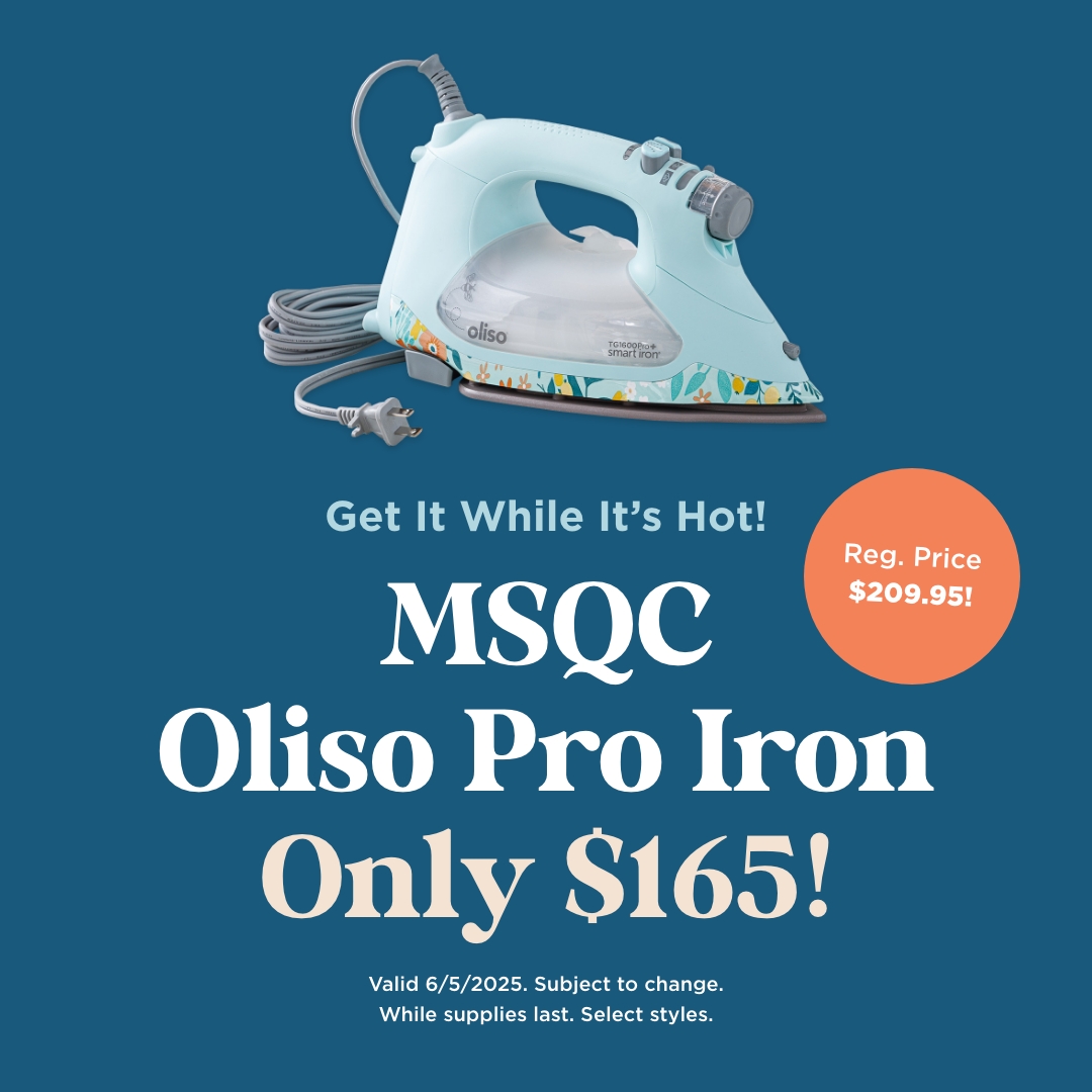 MSQC Oliso Pro Iron Only $165