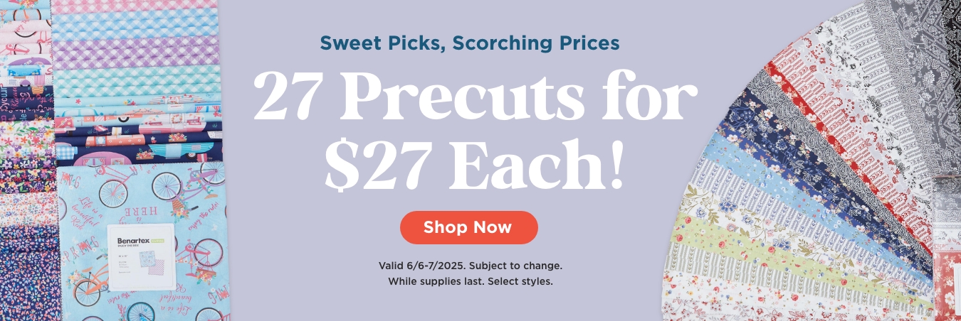 27 Precuts $27 Each
