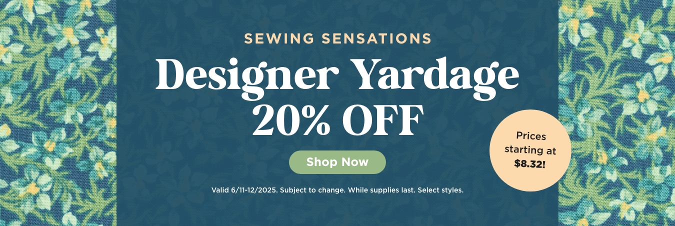 Designer Yardage Sale