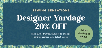Designer Yardage Sale