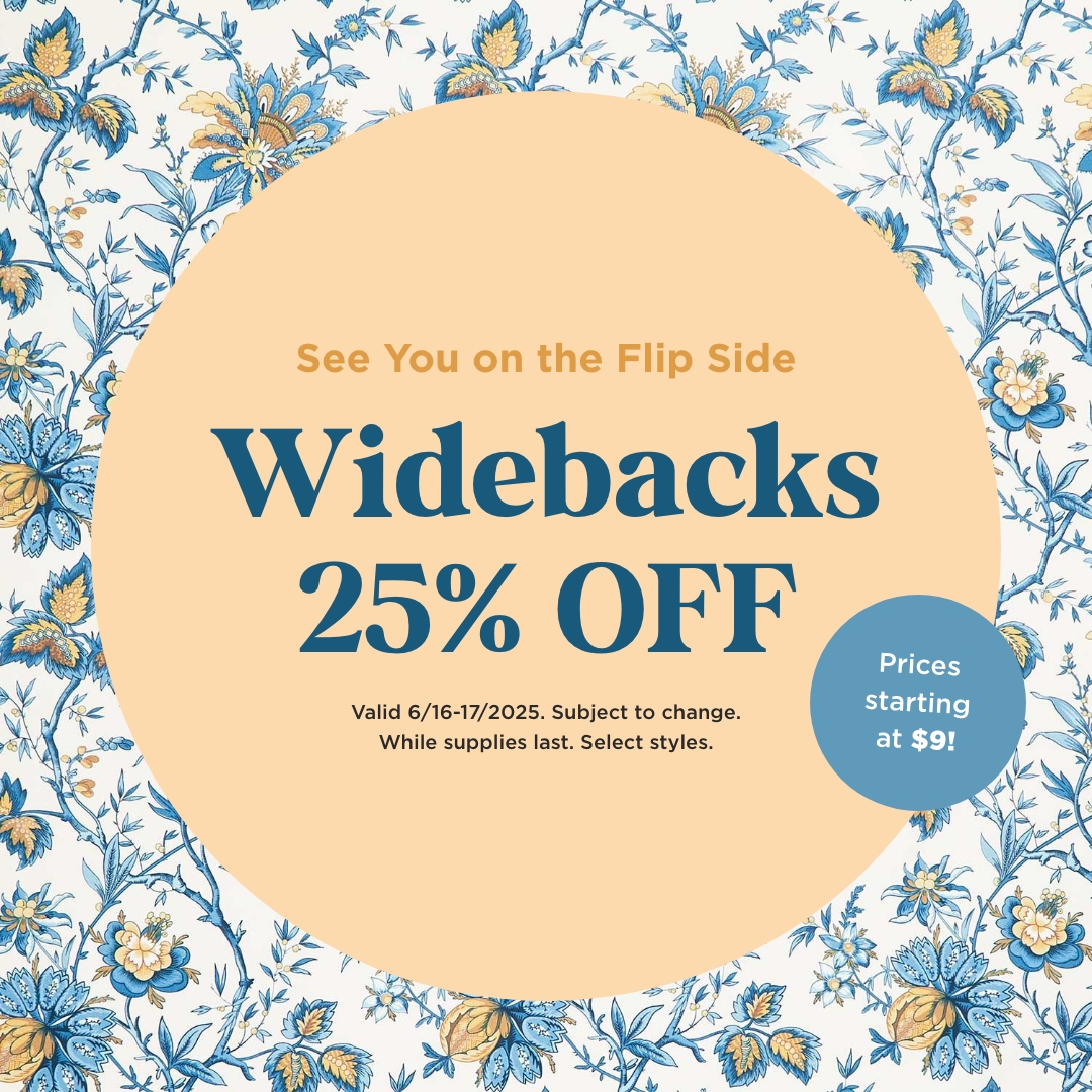 Widebacks 25% Off