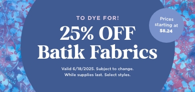 Batiks Sale
