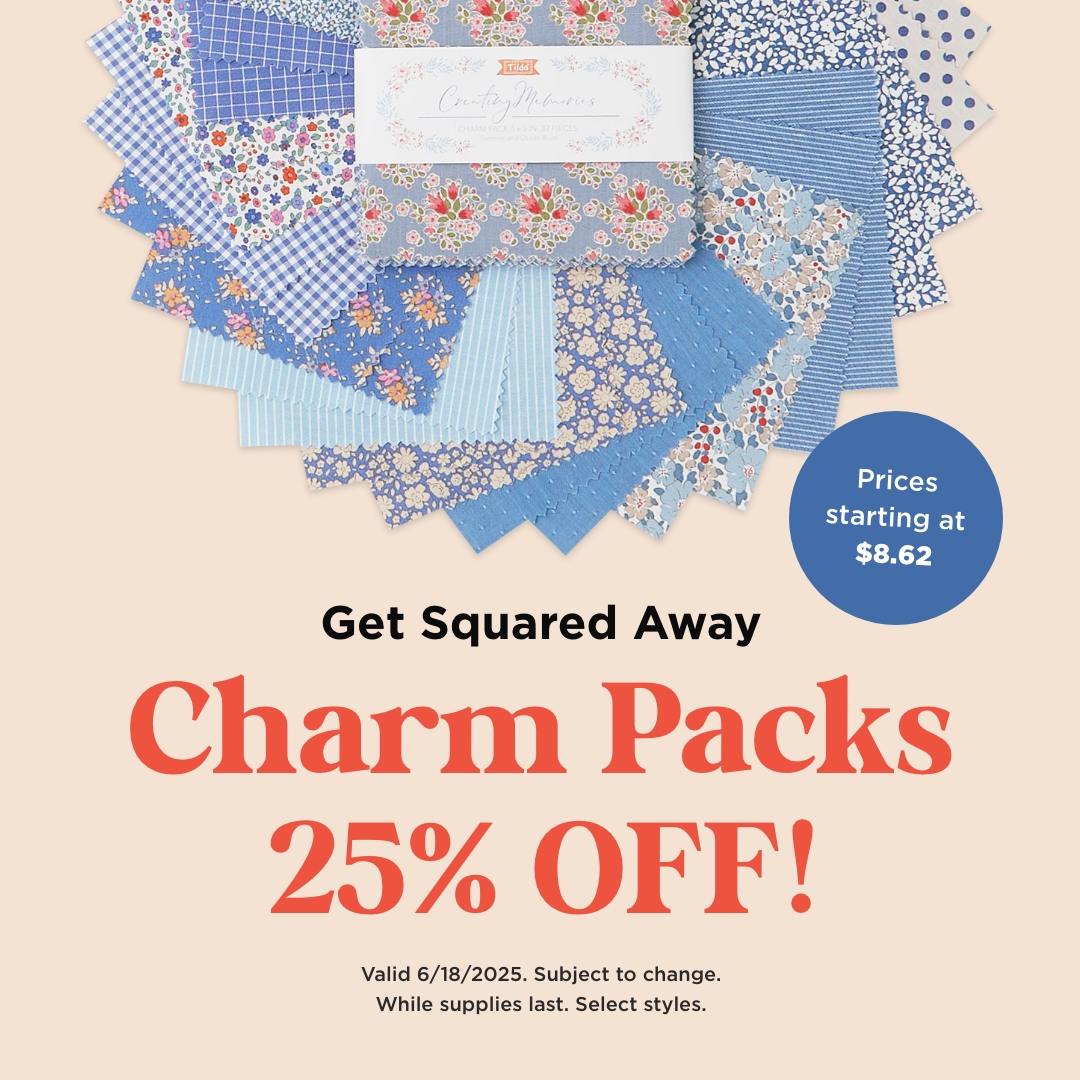 Charm PAcks 25% Off
