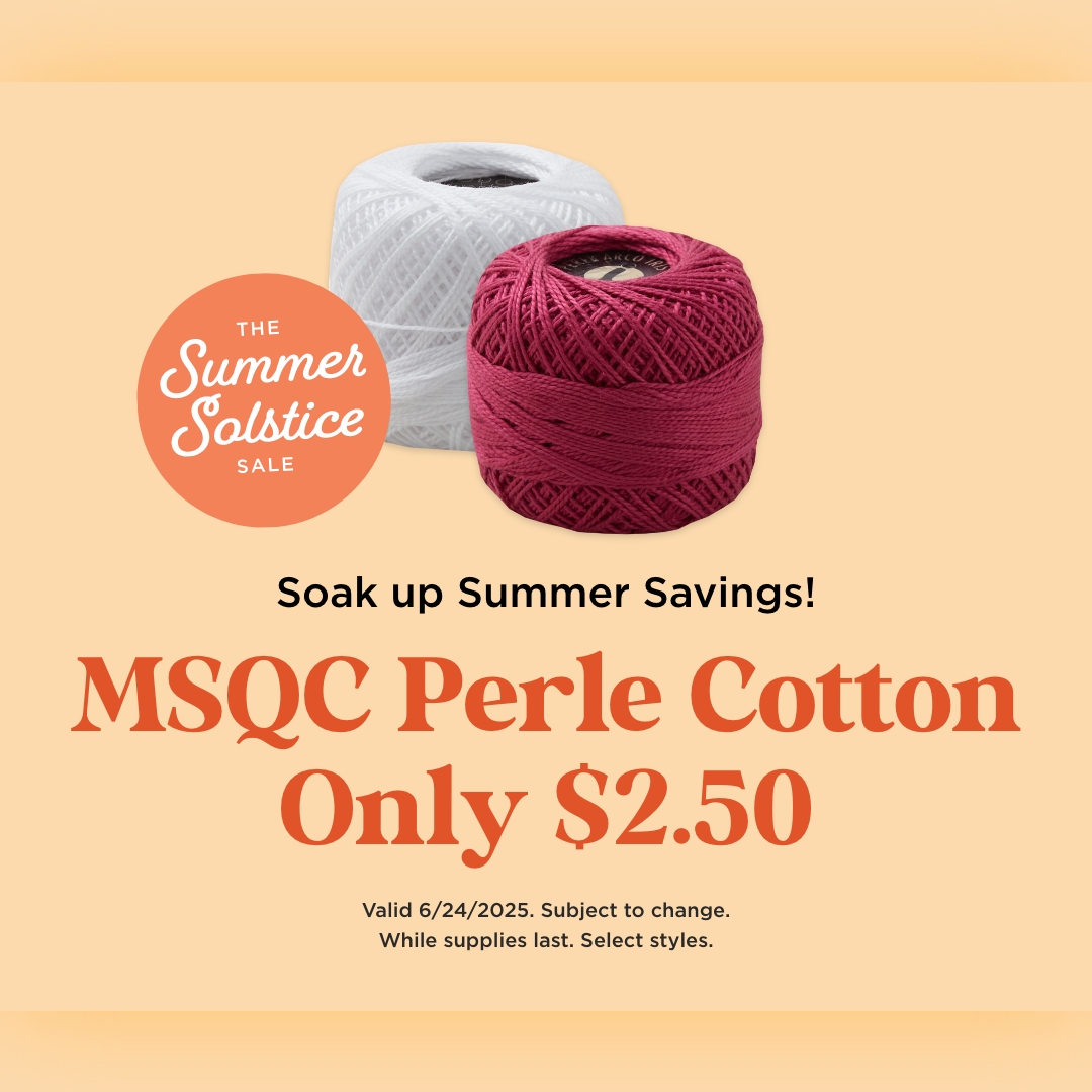 MSQC Perle Cotton Only $2.50