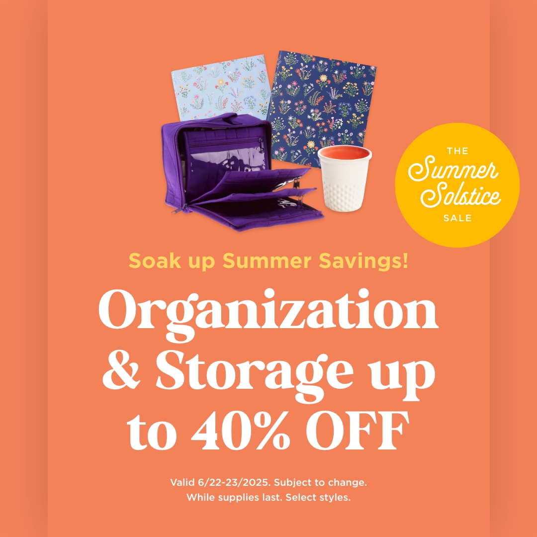 Organization & Storage up to 40% Off