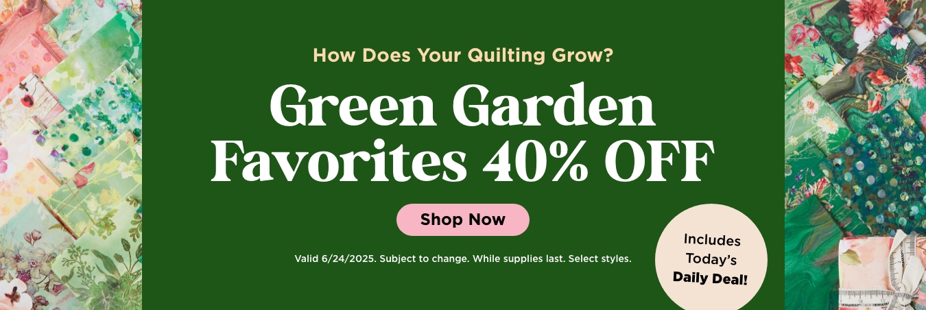 Green Garden Fabric Collection