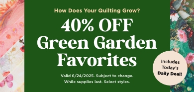 Green Garden Fabric Collection