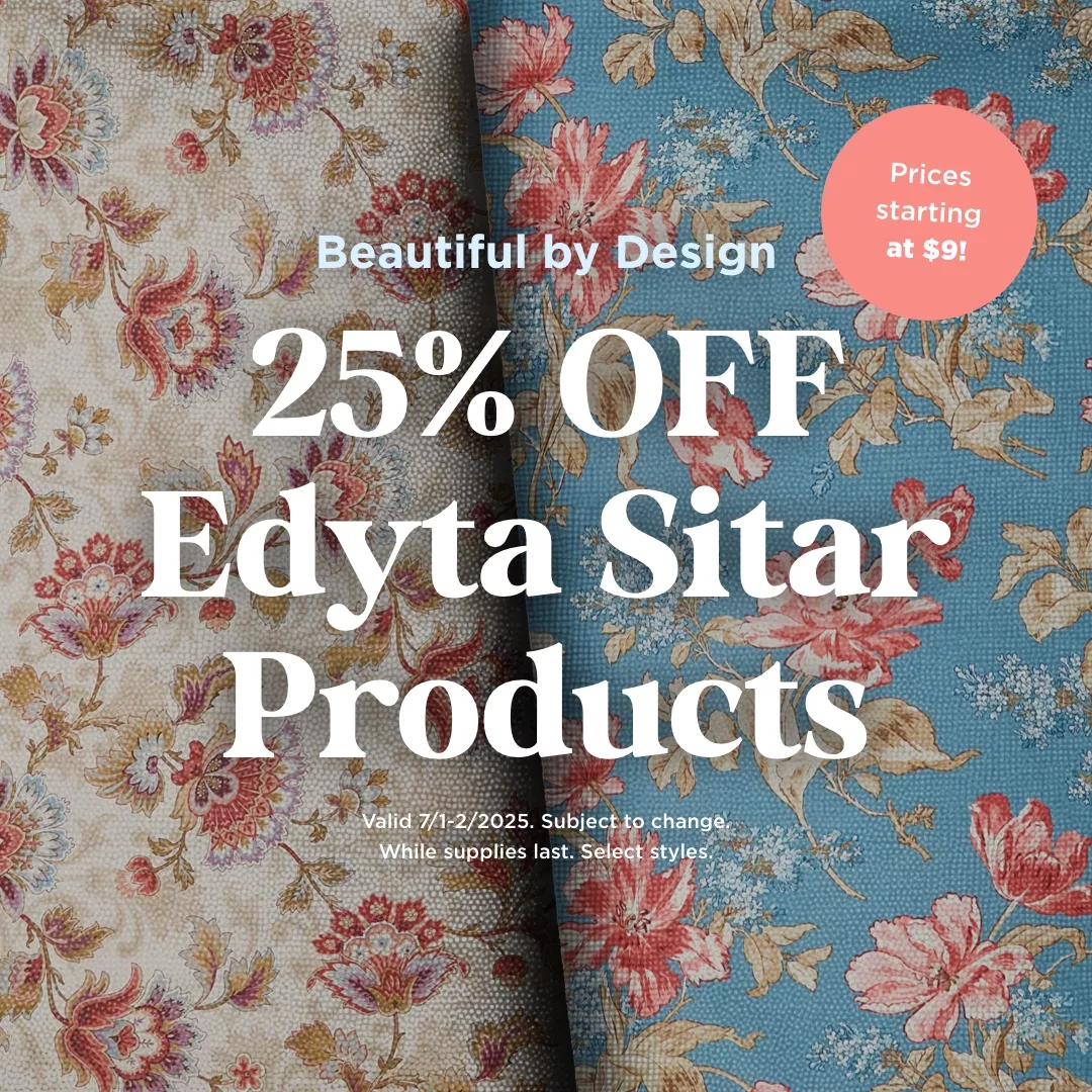 25% Off Edyta Sitar Products