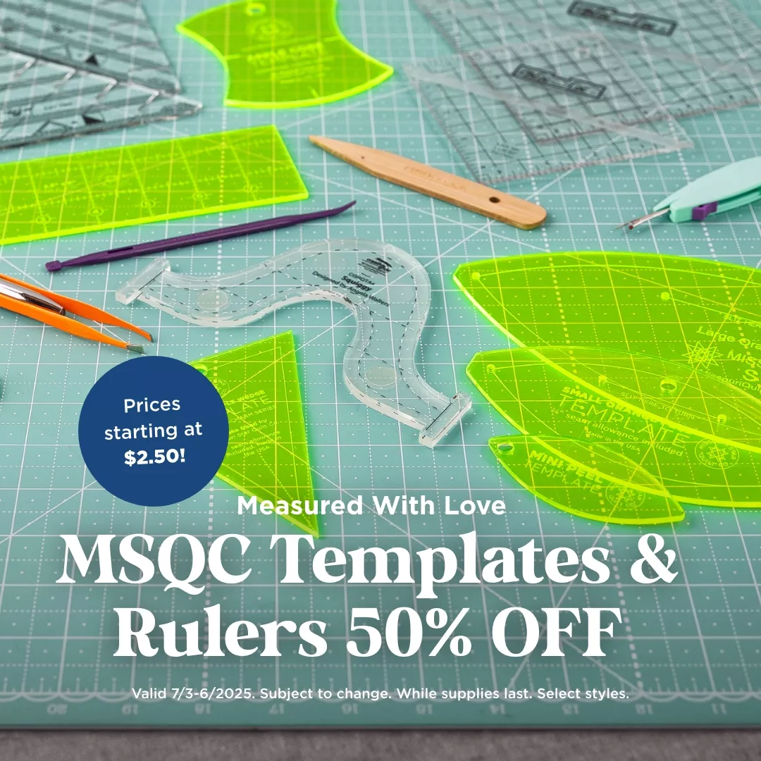 MSQC Templates & Rulers 50% Off