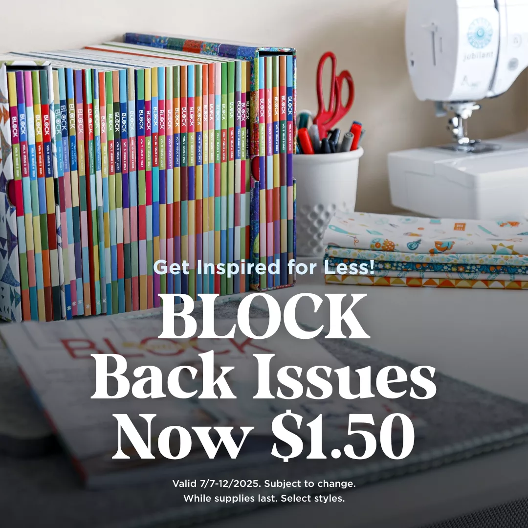 BLOCK Back Issues Now $1.50