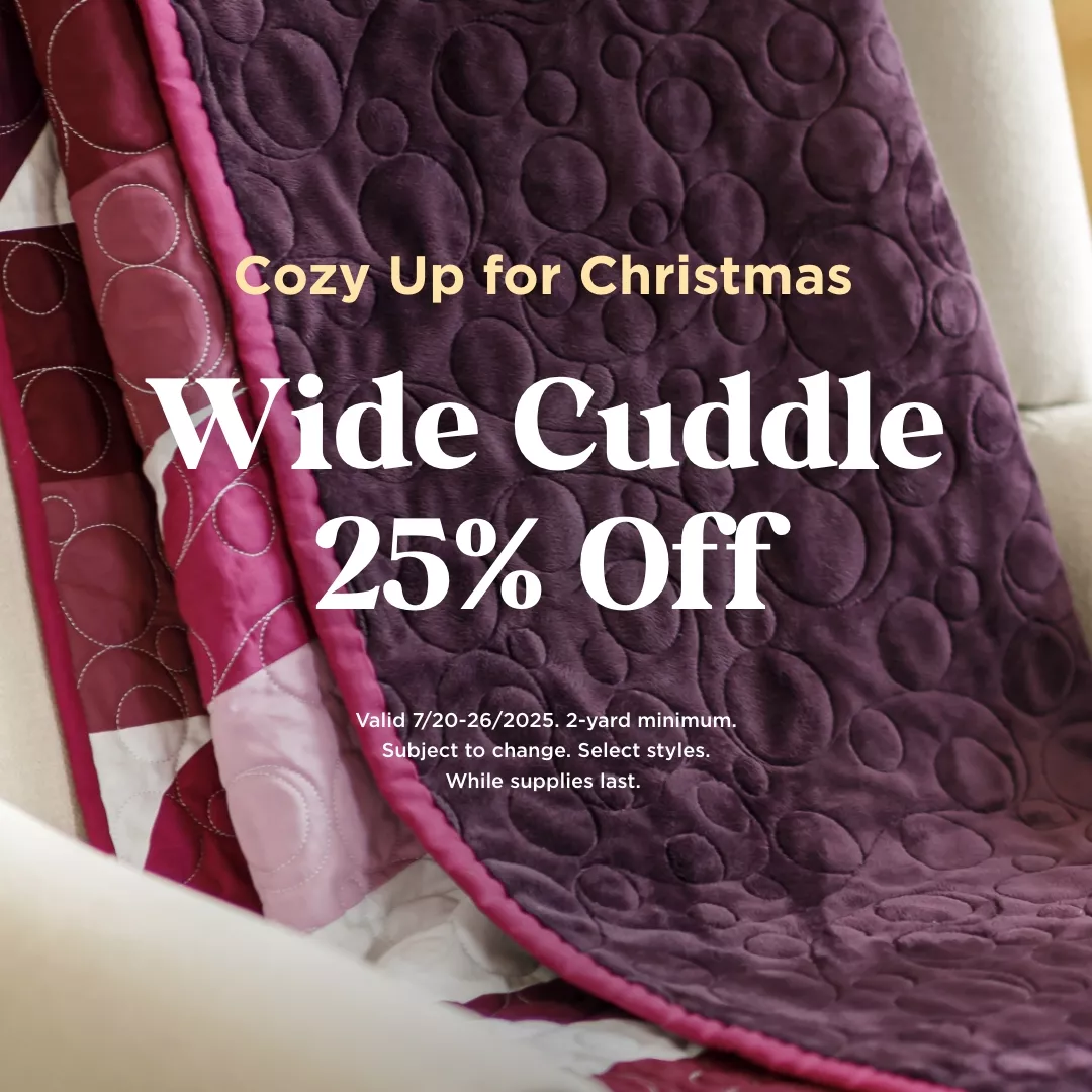Wide Cuddle 25% Off