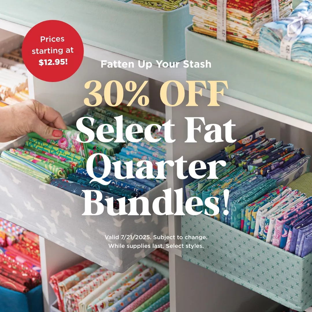 30% Off Select Fat Quarter Bundles