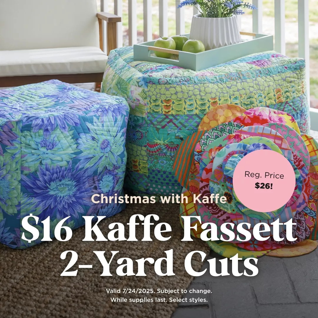 $16 Kaffe Fassett 2-Yard Cuts