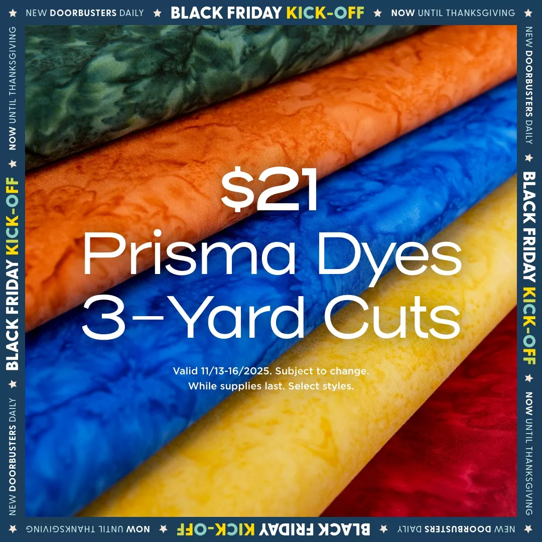 $21 Prisma Dyes 3-Yard Cuts