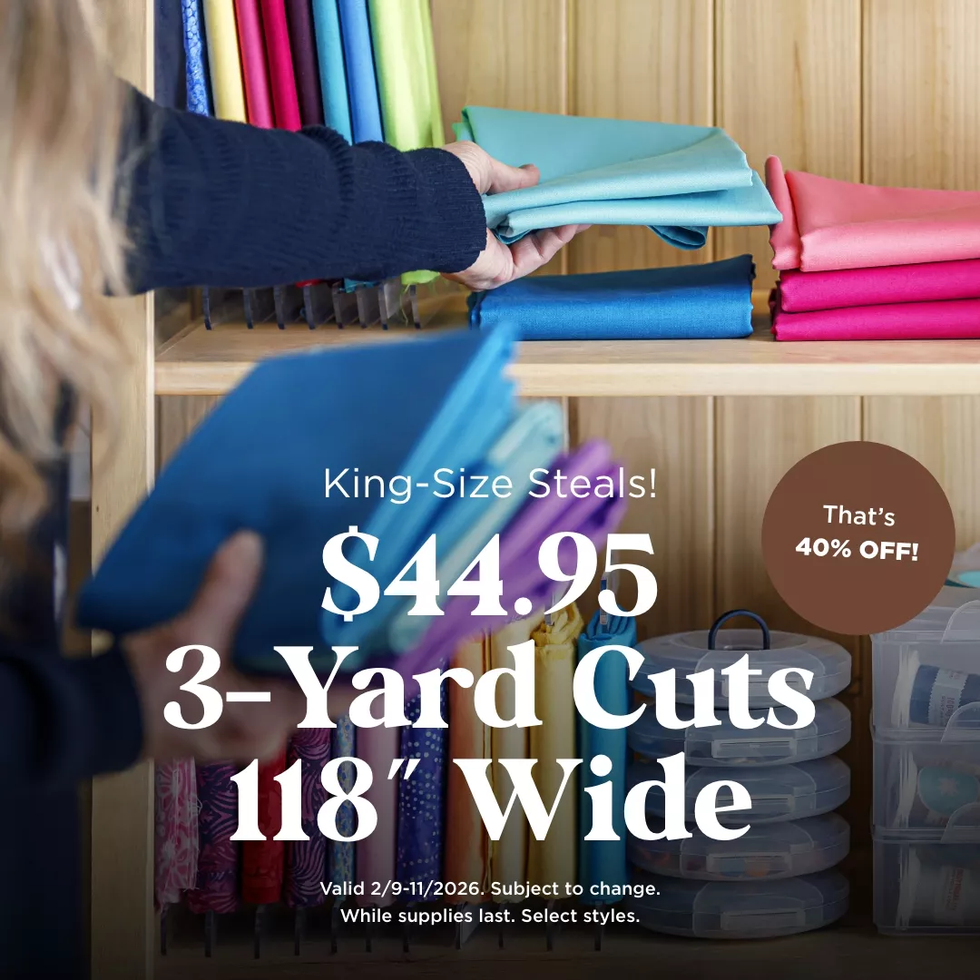 $44.95 3 Yard Cuts 118