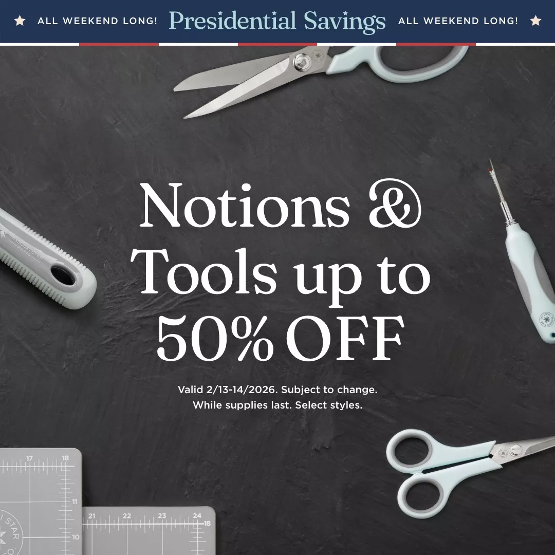 Notions & Tools up to 50% Off