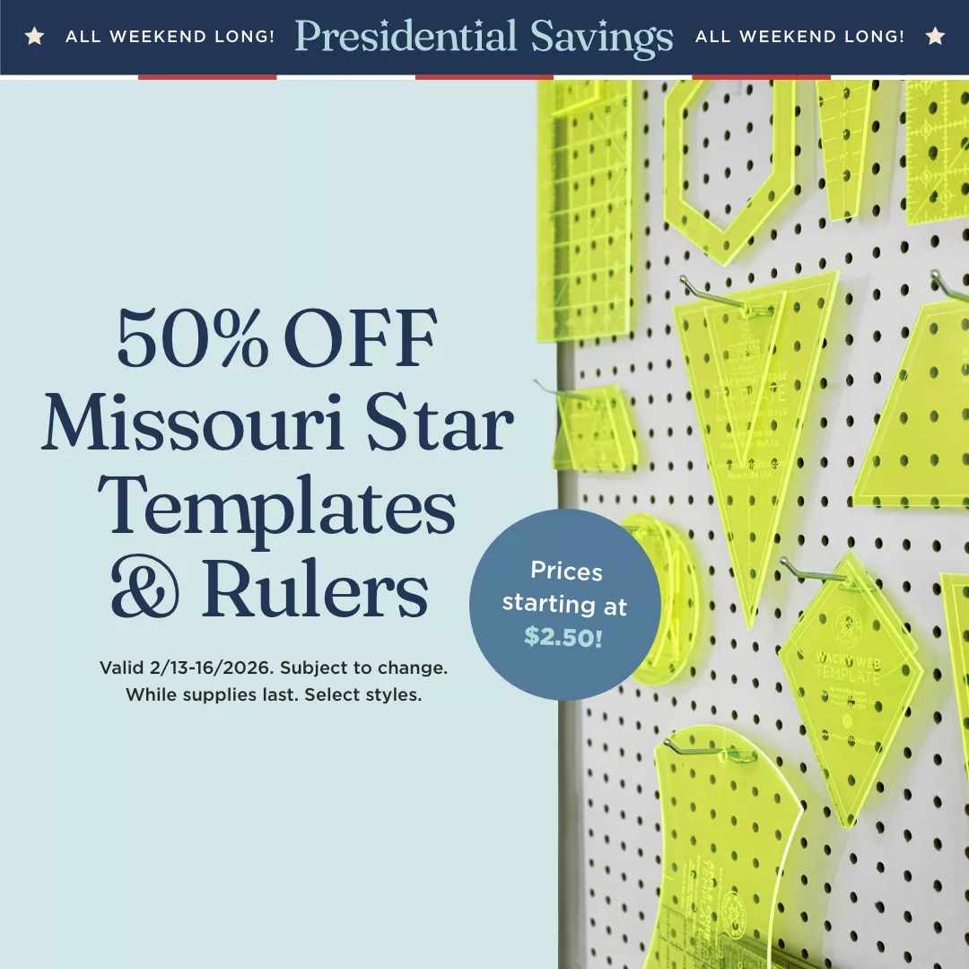 50% Off Missouri Star Templates & Rulers