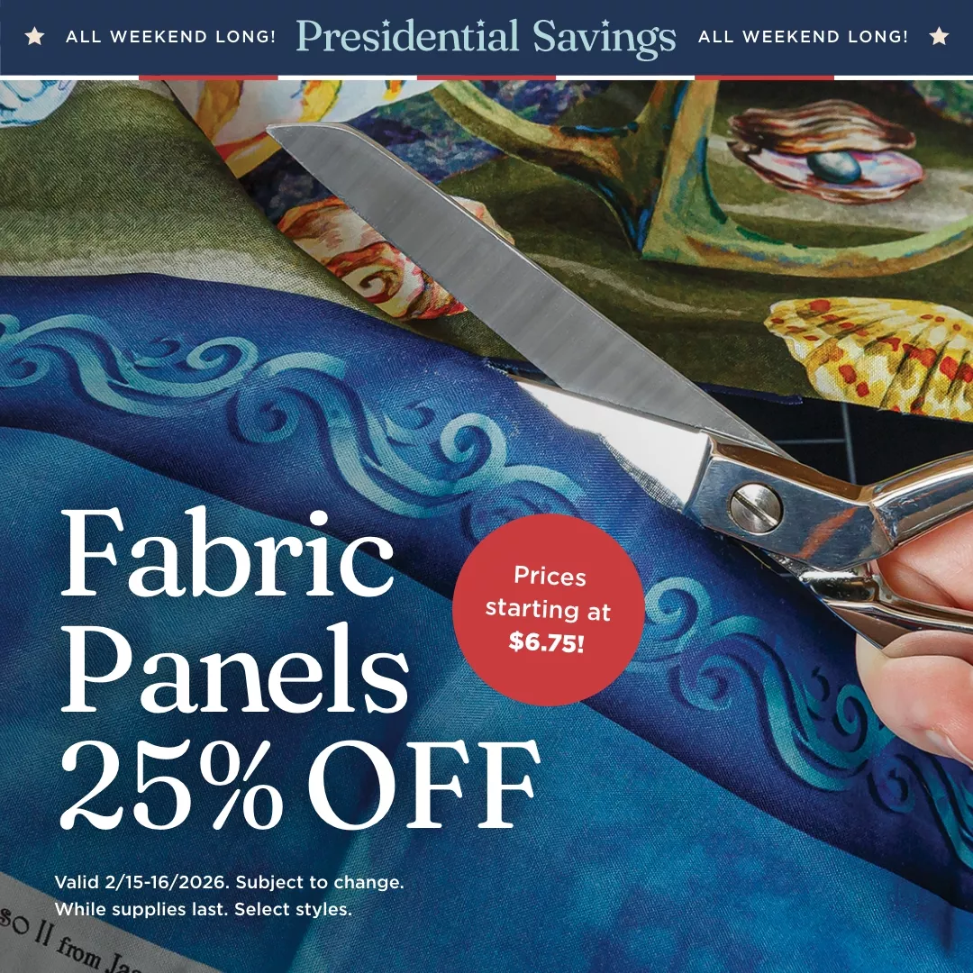 Fabric Panels 25% Off