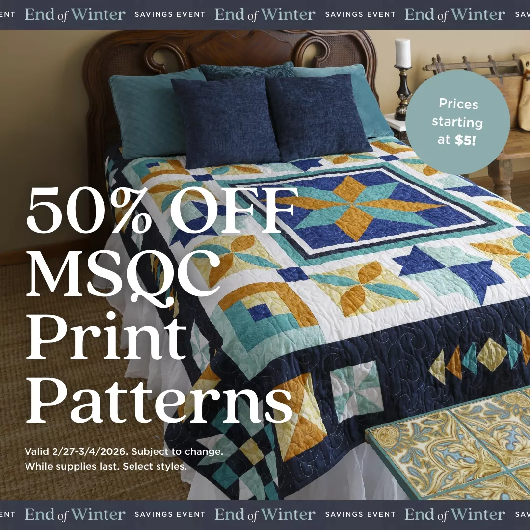 50% Off MSQC Print Patterns