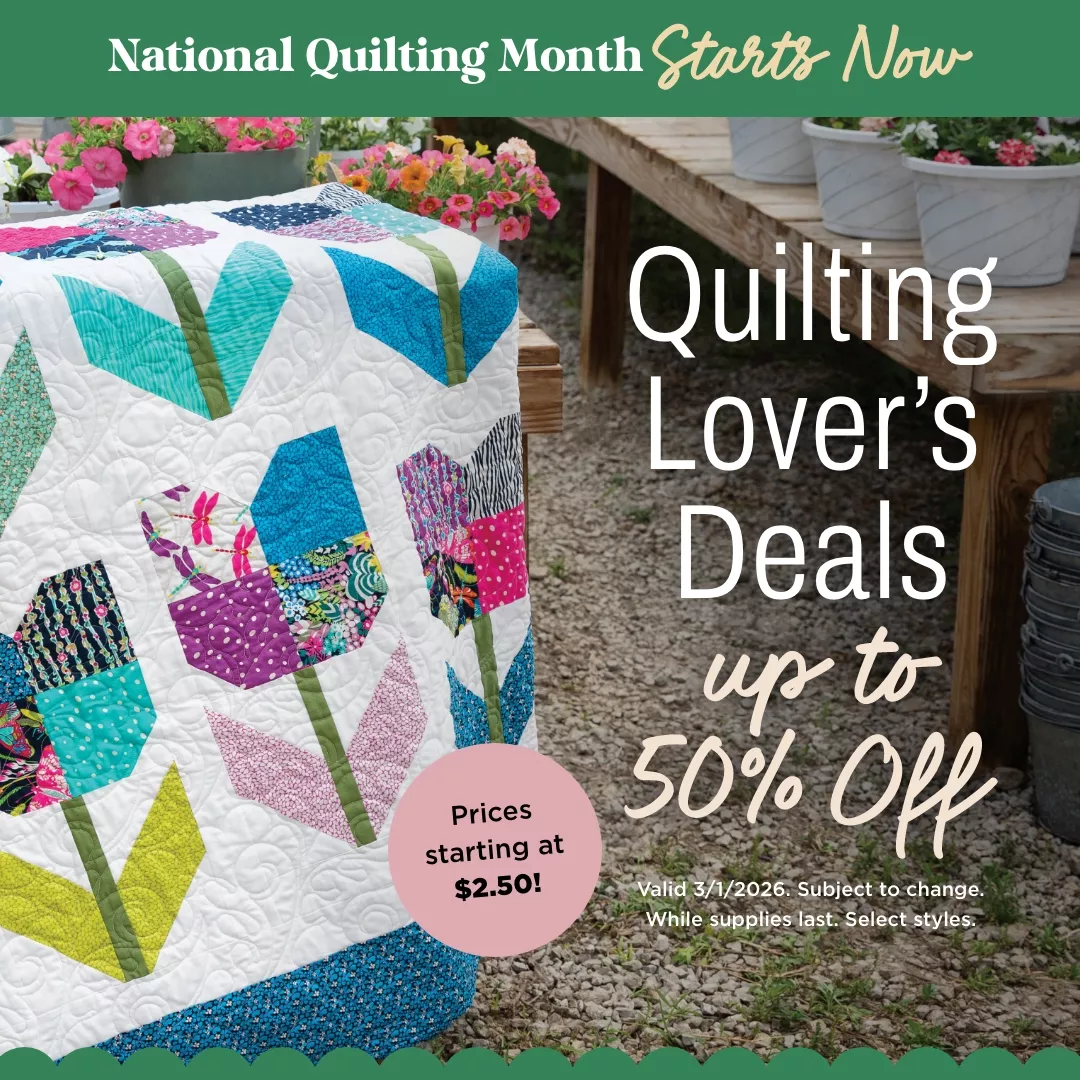 Quilting Lover's Deals up to 50% Off