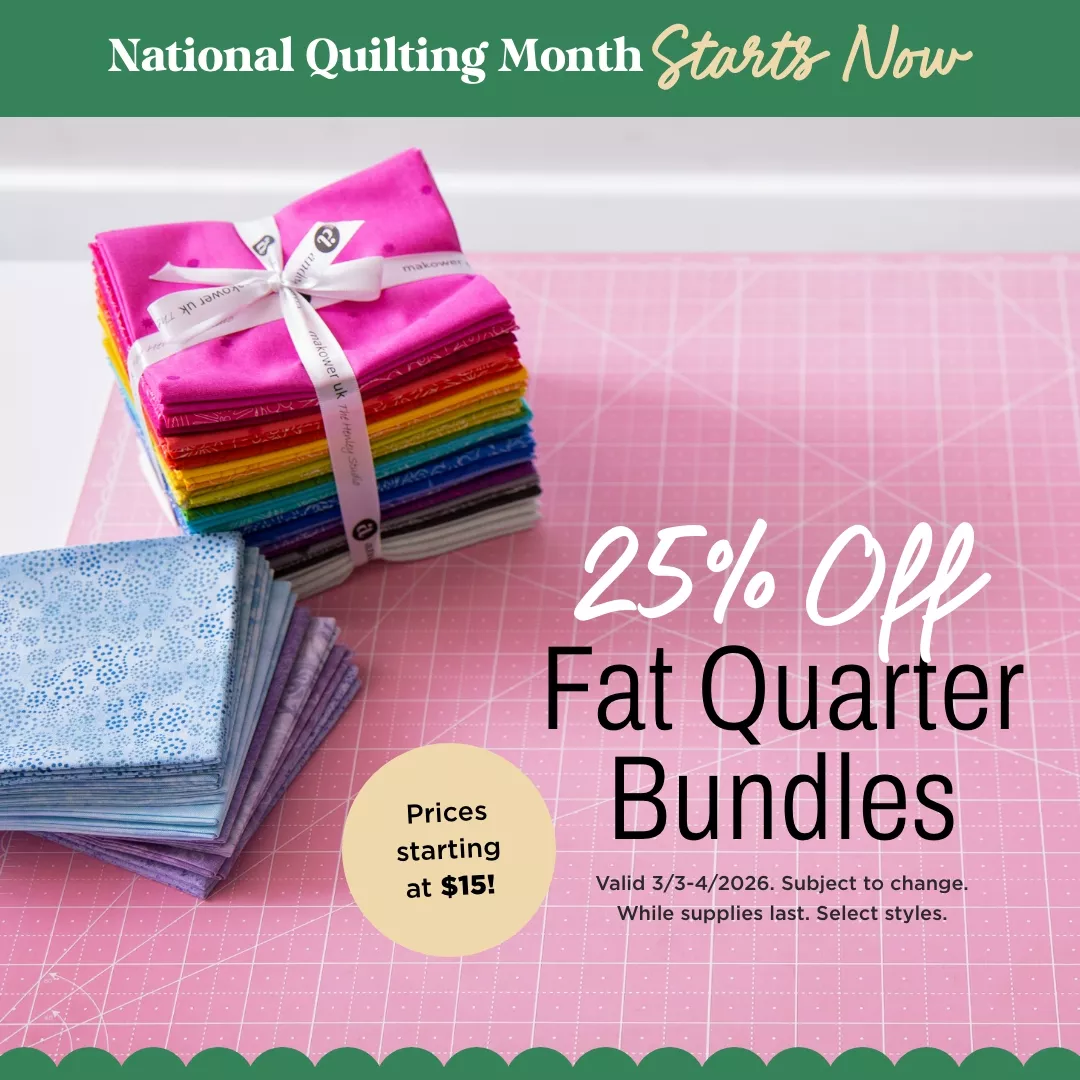 25% Off Fat Quarter Bundles