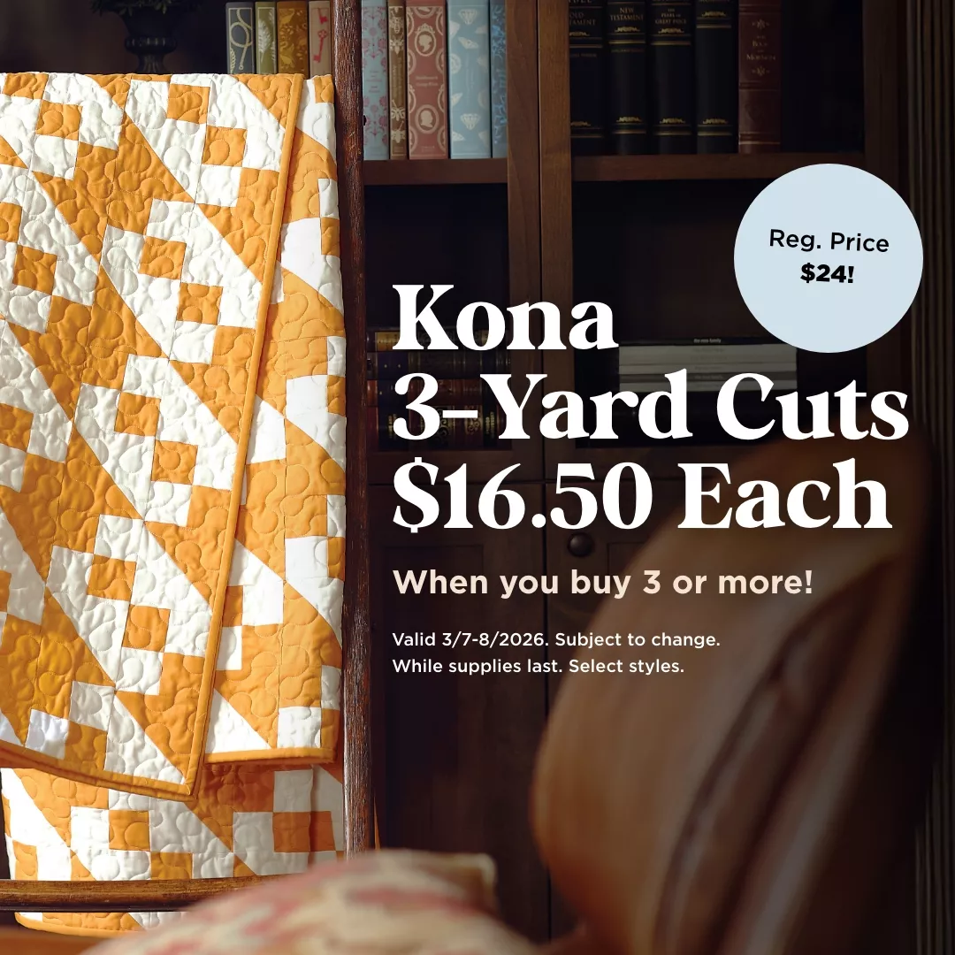 Kona 3-Yard Cuts $16.50 Each