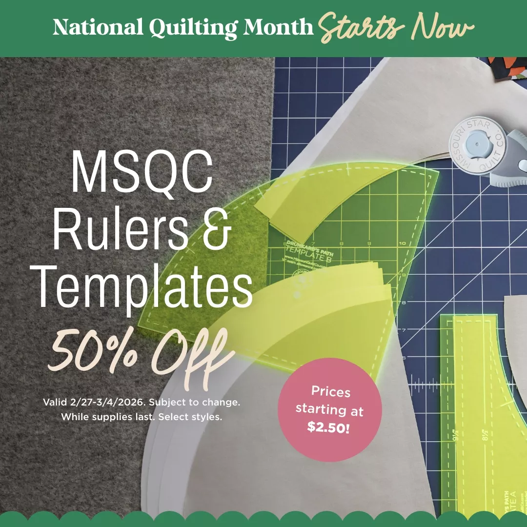 MSQC Rulers & Templates 50% Off