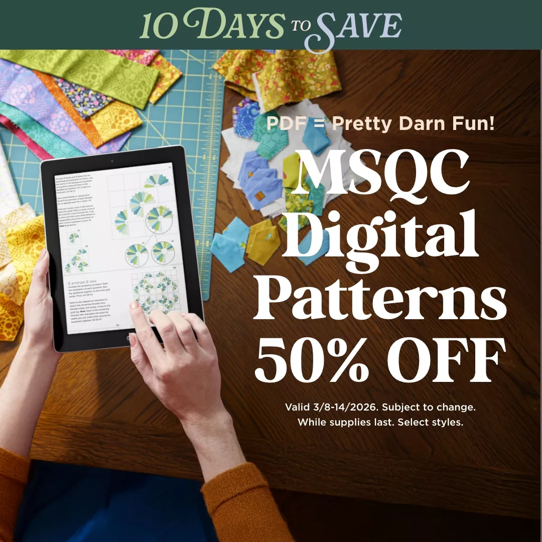 MSQC Digital Patterns 50% Off