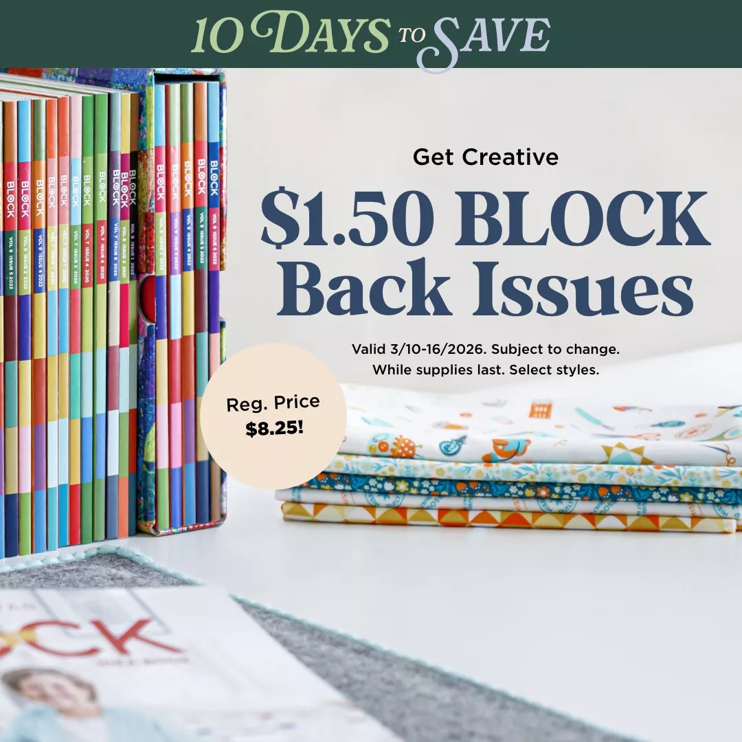 $1.50 BLOCK Back Issues
