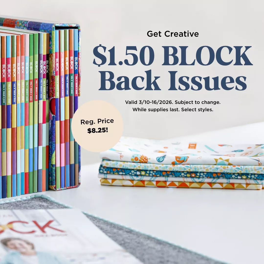 $1.50 BLOCK Back Issues