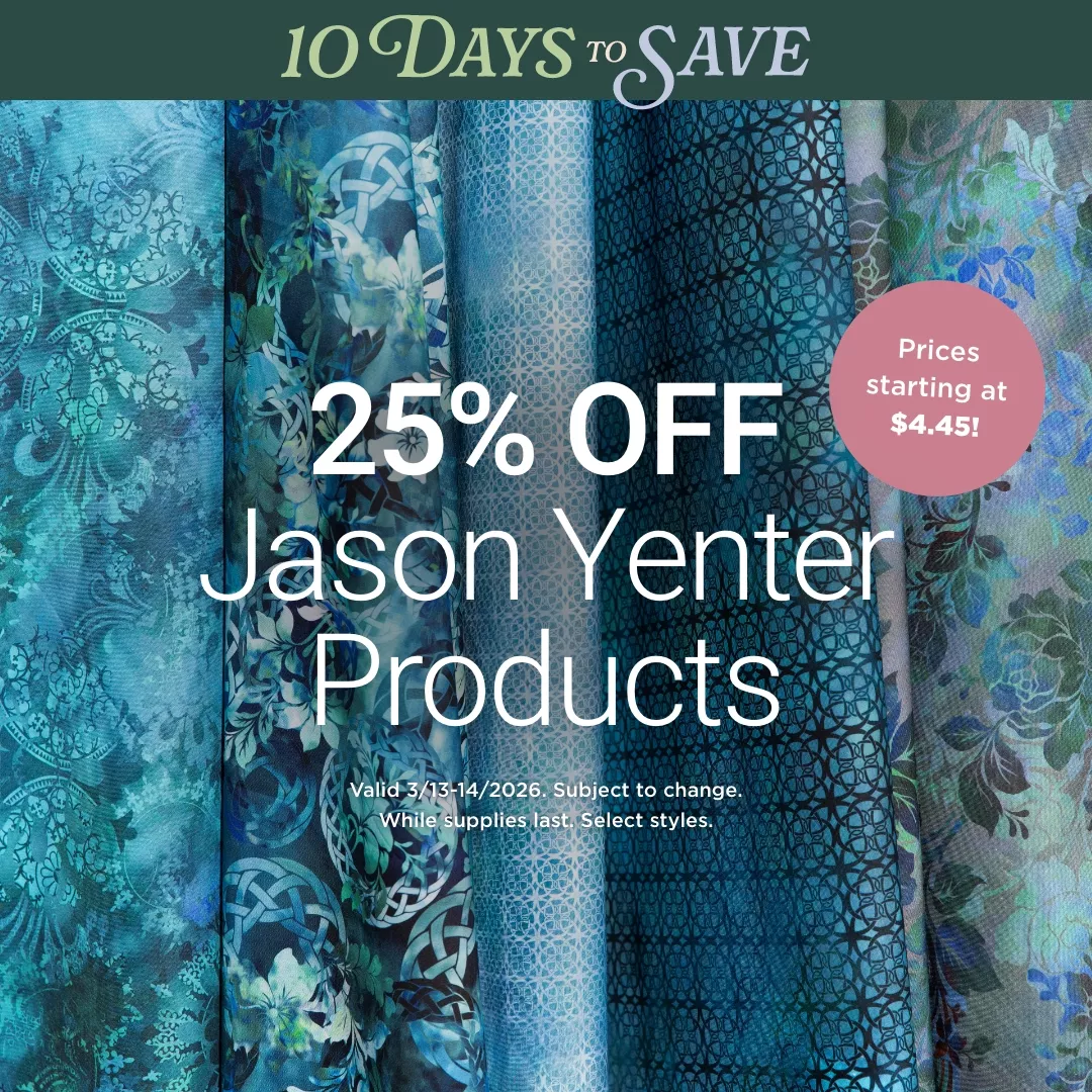 25% Off Jason Yenter Products